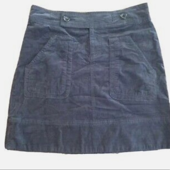 Anthropologie IDRA Dark Purple Baby Wale Corduroy Skirt Size 4 - Picture 11 of 11